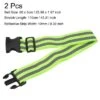 Unique Bargains Reflective Belt Bands Strip High Visibility Reflective Gear Blue 2 Pack