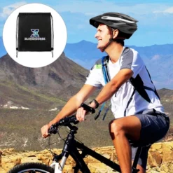 Unique Bargains Adult Moutain Bike Helmet Road Cycling Helmet With 2 Detachable Visors Rear Light 1 Pc