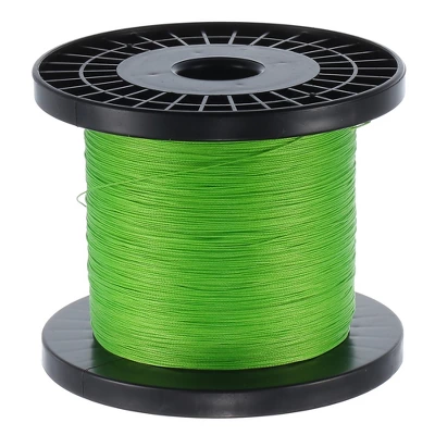 Unique Bargains 8 Strands Abrasion Resistant Smooth Zero Stretch PE Braided Fishing Line Green 1Pc 2 Unique Bargains 8 Strands Abrasion Resistant Smooth Zero Stretch PE Braided Fishing Line Green 1Pc - Image 2