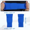 Unique Bargains 2pcs Elbow Brace Support Sleeve Elbow Pad Sleeve For Women Men Blue M Size