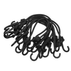 Unique Bargains Strong Elastic Strapping Rope With Hooks For Bicycle Luggage Black 12 Pcs -Futuro Brand GUEST cbdc769e 2d2d 47a5 b47a d5bcccd1a8bd
