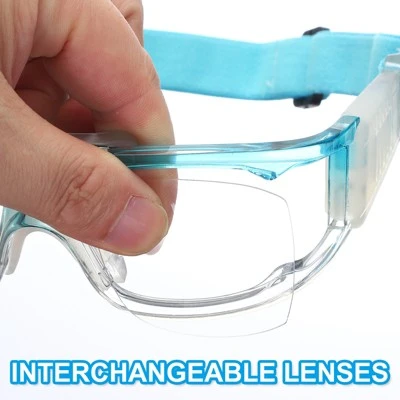 Unique Bargains PC Silicone Adjustable Strap Lightweight Professional Sports Goggles 1 Pc 3 Unique Bargains PC Silicone Adjustable Strap Lightweight Professional Sports Goggles 1 Pc - Image 3