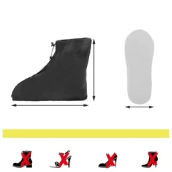 Unique Bargains Reusable Waterproof Shoe Covers Non-Slip For Men Women Easy To Clean Portable 1 Pair -Futuro Brand GUEST cbfb87f7 0974 400e 997e 3e48f6e2f497