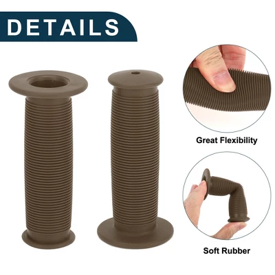 Unique Bargains Bike Handlebar Grips Covers 3.94" Brown 1 Pair 2 Unique Bargains Bike Handlebar Grips Covers 3.94" Brown 1 Pair - Image 2