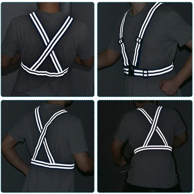 Unique Bargains Reflective Vest Adjustable 360 Degree High Visibility Safety Vest For Cycling Running Walking 2 Unique Bargains Reflective Vest Adjustable 360 Degree High Visibility Safety Vest For Cycling Running Walking - Image 2