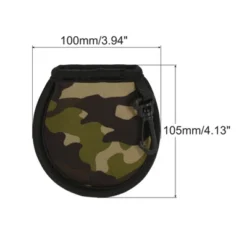 Unique Bargains Portable Pocket Washer Golf Ball Cleaner Bag With Clip Camouflage