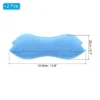 Unique Bargains Neck Support For Hiking Travel Flocked Inflatable Camping Pillows 2 Pcs 13.6" X 8.7"