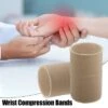 Unique Bargains Pair Wrist Bands, Wrist Compression Sleeves Elastic Thin Wrist Brace Support For Women And Men