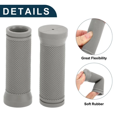 Unique Bargains Bike Handlebar Grips Covers 3.54" Gray 1 Pair 2 Unique Bargains Bike Handlebar Grips Covers 3.54" Gray 1 Pair - Image 2