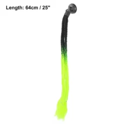 Unique Bargains Motorcycle Suction Cup Helmet Decor Ponytail Black Fluorescent Green 25" 1 Pc -Futuro Brand GUEST d25e6c01 d133 40ba 9b16 06d2071e5291