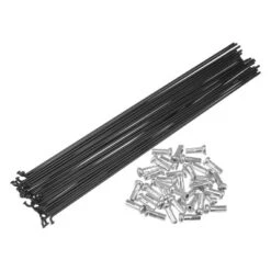 Unique Bargains 14G Bicycle Carbon Steel Spoke With Nipples Black 36 Pcs -Futuro Brand GUEST d430d683 b1c7 4925 af3c dcc67dd4981e