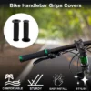 Unique Bargains Bike Handlebar Grips Covers 4.33" Black 1 Pair