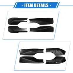 Unique Bargains Car Roof Rack Side Rails End Cover Shell Cap For Toyota RAV4 2001-2005 Durable Plastic Black 4pcs -Futuro Brand GUEST d546210c 1085 4eb8 941e face36ecec75