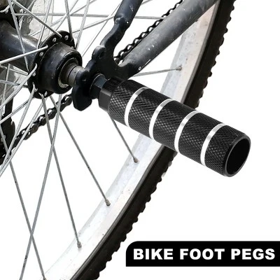 Unique Bargains Universal Aluminum Alloy BMX MTB Bicycle Rear Foot Pegs Footrests For 3/8" Axles 4 Pcs 2 Unique Bargains Universal Aluminum Alloy BMX MTB Bicycle Rear Foot Pegs Footrests For 3/8" Axles 4 Pcs - Image 2