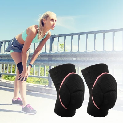 Unique Bargains Sporting Protective Knee Pad Breathable Flexible Knee Support Compression Sleeve Brace For Football Volleyball Dance 1 Pair 5 Unique Bargains Sporting Protective Knee Pad Breathable Flexible Knee Support Compression Sleeve Brace For Football Volleyball Dance 1 Pair - Image 5