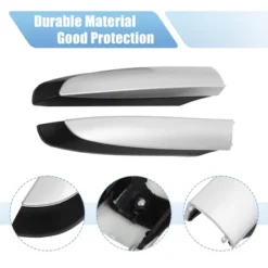 Unique Bargains Roof Rack Rail Cover End Protection Exterior Cover Shell Cap For Toyota RAV4 2013-2018 Silver Tone 1 Set -Futuro Brand GUEST d7115950 6b70 480d bd90 9098ec469a87
