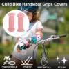 Unique Bargains Child Bike Handlebar Grips Covers 3.94" Pink 1 Pair