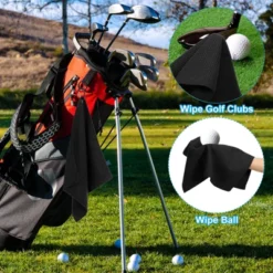 Unique Bargains Microfiber Waffle Tri-Fold Golf Towel With Groove Cleaner 1 Set 20"x16" 7 Unique Bargains Microfiber Waffle Tri-Fold Golf Towel With Groove Cleaner 1 Set 20"x16" -Futuro Brand GUEST d8832648 cd02 484d 9e6e cbc946df8bd8