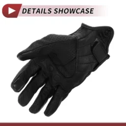 Unique Bargains Motorcycle Full Finger Gloves With Hole Black 1 Pair -Futuro Brand GUEST d92b1ef9 275b 4a29 8169 37fe1e00787a