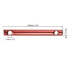 Unique Bargains Camping Aluminum Alloy Tent Rope Guyline Adjuster Cord Tensioner Red 6 Pcs