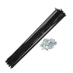 Unique Bargains 14G J Bend Bike Spokes With Nipples Steel Black 36 Pcs -Futuro Brand GUEST da397f0a cb8b 4e20 a699 e1ab7f9674ca