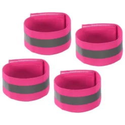 Unique Bargains Reflective Bands For Arm Wrist Ankle Leg 14x1.5 Inch Strip Wide Green 4 Pack -Futuro Brand GUEST db587f20 31b0 4f18 a671 79140c29853c