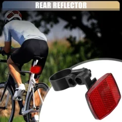 Unique Bargains Handlebar And Seatpost Bicycle Reflectors Kit Bike Safety Warning Reflectors Red White 2pcs -Futuro Brand GUEST dbde505c 2006 44f7 87ff 8c27791960a2 2