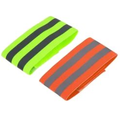 Unique Bargains Wrist Reflective Bands Tape Straps Bracelet Green Orange 4 Pcs -Futuro Brand GUEST ddfec7a3 c399 48f5 a9f8 aa0f5ae73dbf