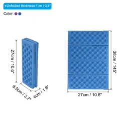 Unique Bargains XPE Foam Waterproof Ultralight Foldable Hiking Seat Pad 2 Pcs