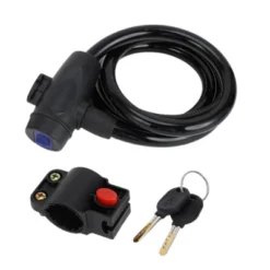 Unique Bargains Bike Lock With Key Bicycle Padlock Cable Lock Spiral Lock Cable Lock Black 1 Set 11 Unique Bargains Bike Lock With Key Bicycle Padlock Cable Lock Spiral Lock Cable Lock Black 1 Set -Futuro Brand GUEST de5265e0 92ba 410d b98a ae94fcafc554