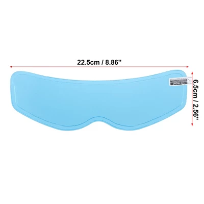 Unique Bargains Motorcycle Helmet Rain Film Anti Rain Shield Lens Stickers 8.86"x2.56" Clear 2 Unique Bargains Motorcycle Helmet Rain Film Anti Rain Shield Lens Stickers 8.86"x2.56" Clear - Image 2
