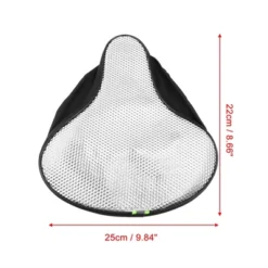 Unique Bargains Bike Bicycle Saddle Seat Cover Comfort Pad Padded Soft Checkered Silver Tone White -Futuro Brand GUEST df472b7e 3ada 49bc 8e60 cbc049479588