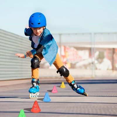 Unique Bargains PE Football Roller Skating Sports Agility Cones With Expression Holes 25 Pcs 3 Unique Bargains PE Football Roller Skating Sports Agility Cones With Expression Holes 25 Pcs - Image 3