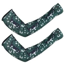 Unique Bargains Basketball Sports Camouflage Cooling Arm Elbow Compression Sleeve Green 1 Pair -Futuro Brand GUEST dfdc5ac1 6ee9 477d a76d 2d9d819dc0c5