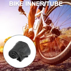 Unique Bargains Bike MTB Cycling Inner Tire 16x3 Inch Durable Bent Valve Bicycle Inner Tube 1 Pcs