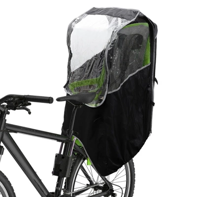 Unique Bargains Bike Seat Rain Cover Waterproof Canopy For Rear Seat PVC Black Clear 1 Pcs 6 Unique Bargains Bike Seat Rain Cover Waterproof Canopy For Rear Seat PVC Black Clear 1 Pcs - Image 6