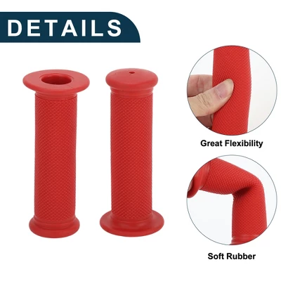 Unique Bargains Bike Handlebar Grips Covers 4.61" Red 1 Pair 2 Unique Bargains Bike Handlebar Grips Covers 4.61" Red 1 Pair - Image 2