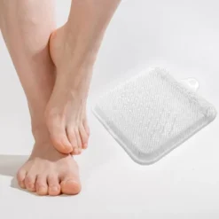 Unique Bargains Shower Foot Clean Massager Scrubber Foot Massager Scrubber With Suction Cups 9.25"x9.25" -Futuro Brand GUEST e1621712 b5d5 45b7 8c87 66dc2d8938c1