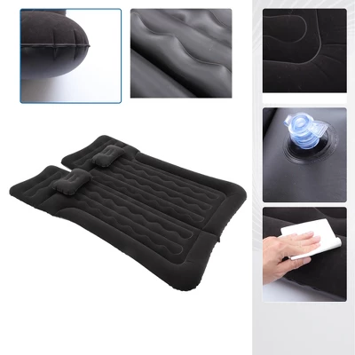 Unique Bargains Car Air Mattress Camping Bed With Pillows Black 3 Unique Bargains Car Air Mattress Camping Bed With Pillows Black - Image 3