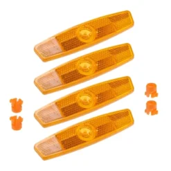 Unique Bargains Bicycle Warning Reflector For Bike Bicycle ABS 4pcs -Futuro Brand GUEST e24a4cfa 77f0 4b04 b06a caf4e4611553