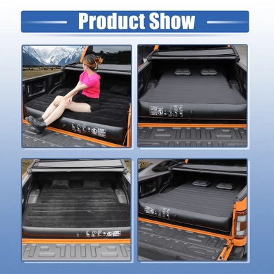 Unique Bargains Universal Inflatable Car Truck Bed Air Mattress Camping Sleeping Pads 5.5-5.8ft 2 Unique Bargains Universal Inflatable Car Truck Bed Air Mattress Camping Sleeping Pads 5.5-5.8ft - Image 2