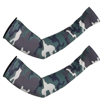 Unique Bargains Basketball Sports Camouflage Cooling Arm Elbow Compression Sleeve Drak Green 1 Pair 6 Unique Bargains Basketball Sports Camouflage Cooling Arm Elbow Compression Sleeve Drak Green 1 Pair - Image 6