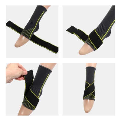 Unique Bargains Adjustable Ankle Support Braces Breathable Achilles Tendon Support For Sports 1 Pcs 4 Unique Bargains Adjustable Ankle Support Braces Breathable Achilles Tendon Support For Sports 1 Pcs - Image 4