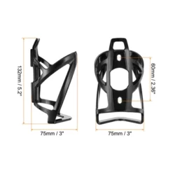 Unique Bargains PC Universal Cycling Bike Water Bottle Holders 2 Pcs With Screw And Wrench 5.2"