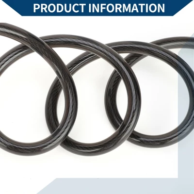 Unique Bargains Extended Bicycle Padlock Spiral Cable Lock Resettable 5 Digit Bike Lock Black 5 Unique Bargains Extended Bicycle Padlock Spiral Cable Lock Resettable 5 Digit Bike Lock Black - Image 5