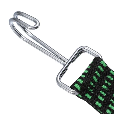 Unique Bargains Rubber Tensioner Motorcycle Bicycle Lashing Strap Luggage Rope W/Hook Green 4 Pcs 4 Unique Bargains Rubber Tensioner Motorcycle Bicycle Lashing Strap Luggage Rope W/Hook Green 4 Pcs - Image 4