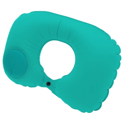 Unique Bargains Inflatable Travel Pillow Press To Inflate For Airplane Train Office 6 Unique Bargains Inflatable Travel Pillow Press To Inflate For Airplane Train Office - Image 6