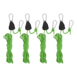 Unique Bargains Adjustable Tent Rope Hanger 1/8" 12.8ft Long 4 Pcs -Futuro Brand GUEST e87ff9d4 2e50 4e1f a085 d9f83ebc228b