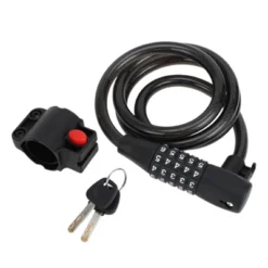 Unique Bargains Extended Bicycle Padlock Spiral Cable Lock Resettable 5 Digit Bike Lock Black 11 Unique Bargains Extended Bicycle Padlock Spiral Cable Lock Resettable 5 Digit Bike Lock Black -Futuro Brand GUEST e8825f72 72d6 47c2 b059 255a4fdd12c2