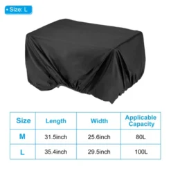 Unique Bargains Waterproof Wear-resistant Lightweight Bike Trunk Rain Covers 1 Pc